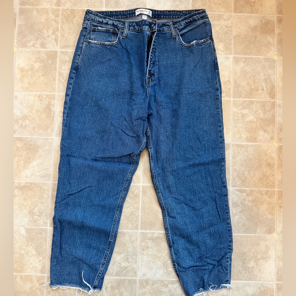 Abercrombie & Fitch Women's Blue Flare Jeans